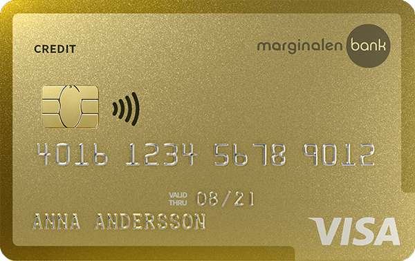 Kreditkort Marginalen Gold