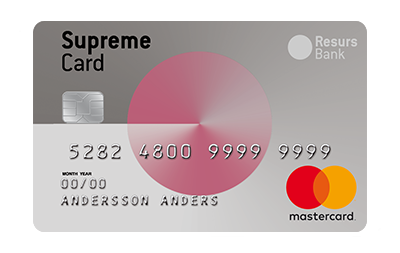 Kreditkort Supreme Card Woman